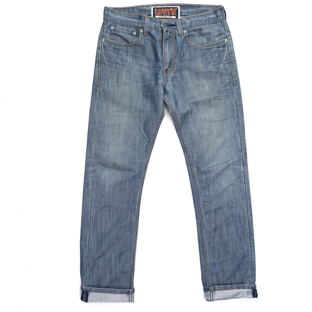 Mens Levi's Light Wash Blue 511 Skinny Fit Denim Jeans Size 32x32